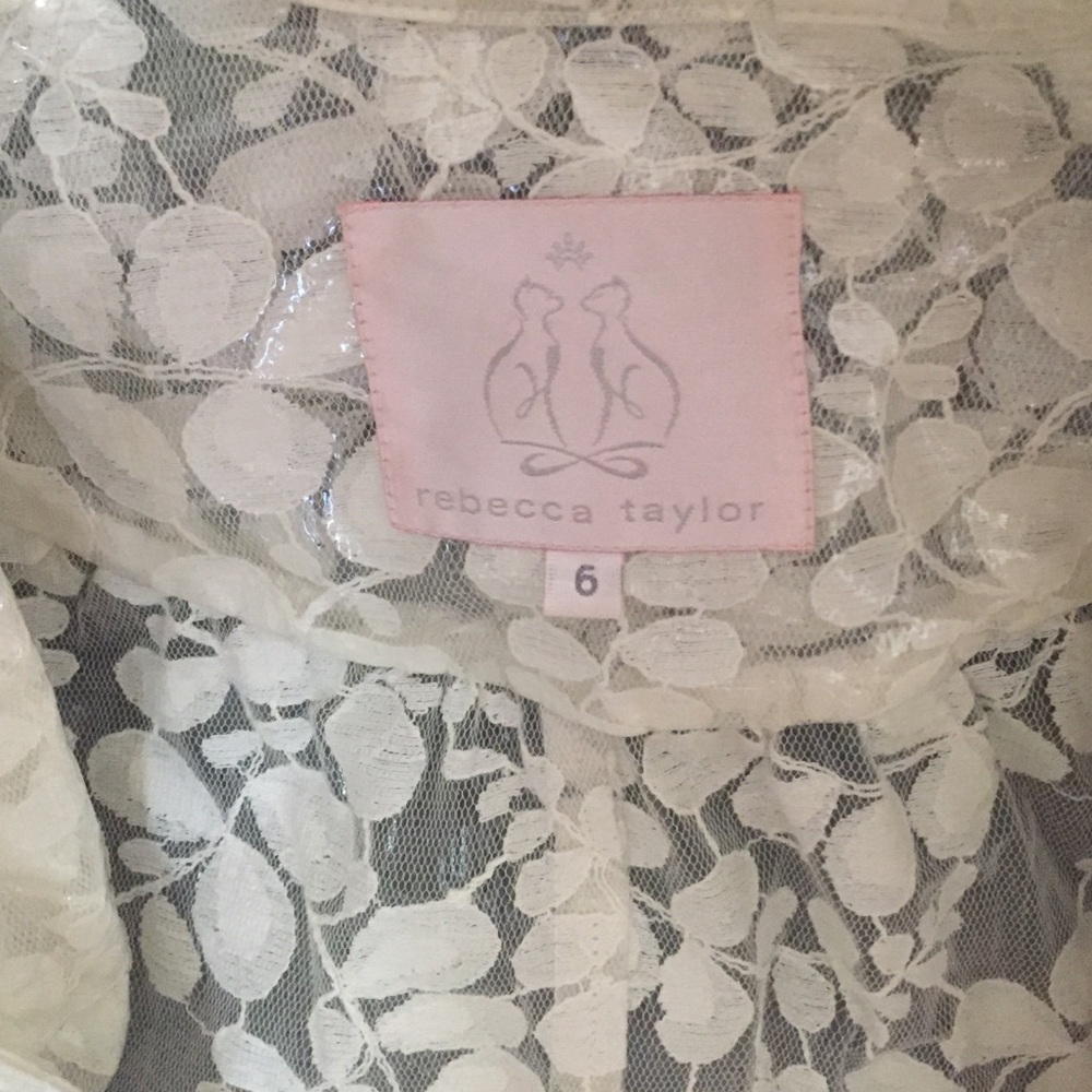 🚫 Sorry sold Rebecca Taylor Spring Trench Limited Addition with Unique floral - Picture 3 of 5